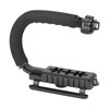 Camera Handheld Stabilizer ABS Sponge Adjustable Angle U Shaped Foldable