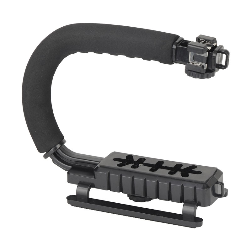 Camera Handheld Stabilizer ABS Sponge Adjustable Angle U Shaped Foldable