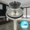 tecuro - 90505 Universal Drain Valve Drain Fitting with Plug