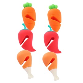 Ciieeo 1set Spill Lifters Cartoon Pot Boil Stoppers for Cooking Heat Resistant Kitchen Accessories Safe Easy to Use Prevent Overflow with Fun Designs 6pcs