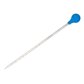 YOKIVE Graduated Dropper Pipettes Kit, Durable Borosilicate Glass Pipette with Rubber Cap Transfer Liquids, Great for Essential Oils, Acids (Clear, 0.1-ml)