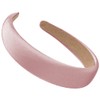 1.2 Inch Wide Solid Colors Padded Headband with No Teeth