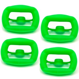 4X Silicone Mouth Opener, Dental Cheek Retractor for Teeth Whitening,Reusable Intraoral Lip Retractor(Green)