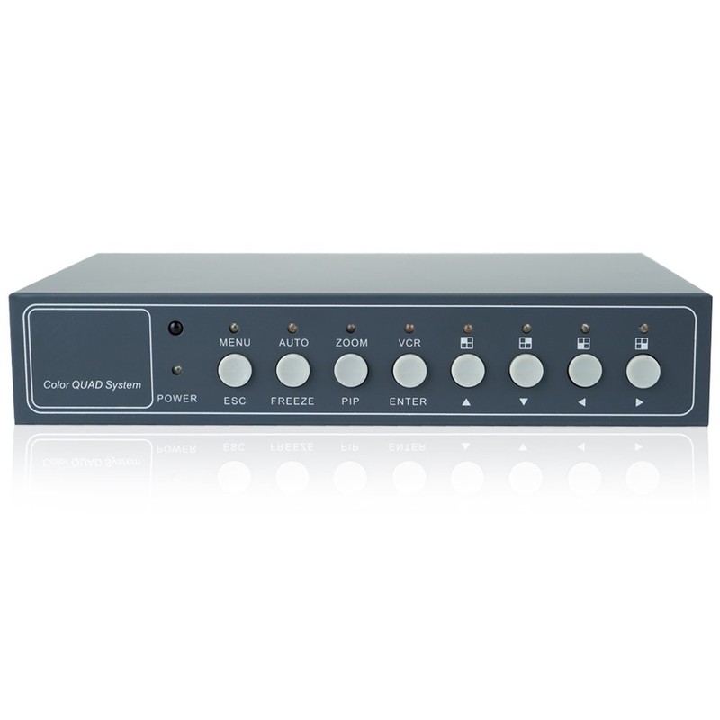 TOUGHSTY 8Ch CCTV Color Quad Processor Non-Realtime Video Multiplexer Screen