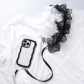 Hamy Sorureda! Tulle Shoulder Strap, Black