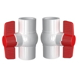 PVC ball valve switches (directly inserted), globe valves, stop valves, aquarium socket valves, water treatment, irrigation, swimming pool equipment, etc. are leak proof and durable (3/4")
