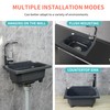 kitchen Single Bowl Utility Sink, Kitchen Wall-Mounted Sink 15.1 x