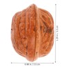 Healifty 20 X Mini Walnut Model Realistic Walnut Design Light