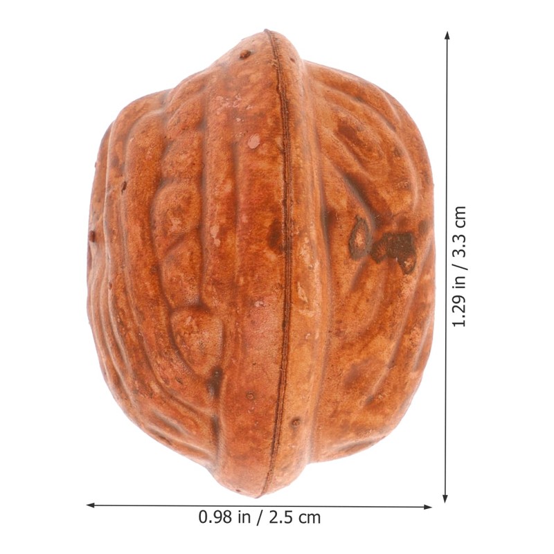 Healifty 20 X Mini Walnut Model Realistic Walnut Design Light