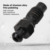 2Pcs Disc Brake Bleeder Screw Titanium Alloy M6 Rust Resistance