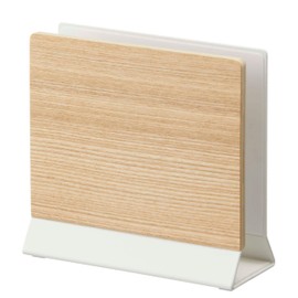 Yamazaki Industries 5856 Slim Laptop Stand, Natural, Approx. W 6.3 x D 2.4 x H 5.9 inches (16 x 6.2 x 15 cm), Rin, Simply Insert for Easy Storage