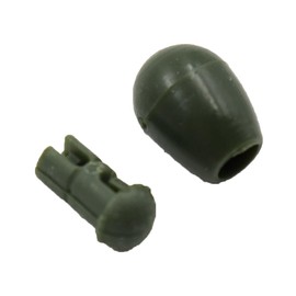 Namvo 50pcs Quick Change Beads Camo Fishing Hooklength Instantly Shock Bead for Carp Fishing Feeder