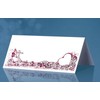 WS13 - Tischkarten weiß mit Herzen pink, 10 x 4