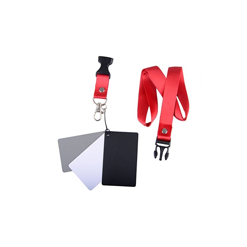 Set of 3 Grey Cards Grey/White/Black in Credit Card Format