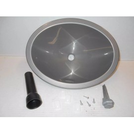 ECKO *12" X 9" ECKO RV/MOBILE HOME/HOUSE SINK OVAL 350241 SS PLASTIC FREE SHIP