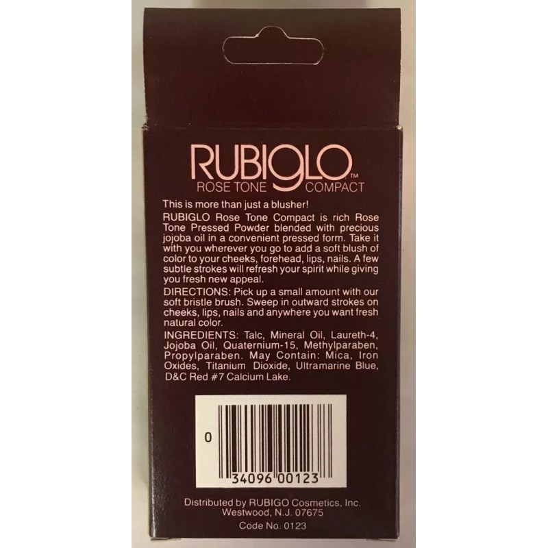 2 pieces Rubiglo Powder Compact - Rose Tone