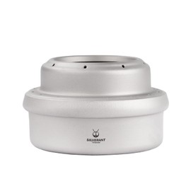 SILVERANT Titanium Ultralight Alcohol/Multifuel Stove - For Camping, Backpacking, & Hiking With Drawstring Case(Alcohol Stove)
