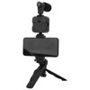 Smartphone Video Kit Tripod Mobile Phone Clip Fill Light Microphone