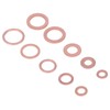 200Pcs Oil Drain Plug Gasket Red Copper Heating Processing 9