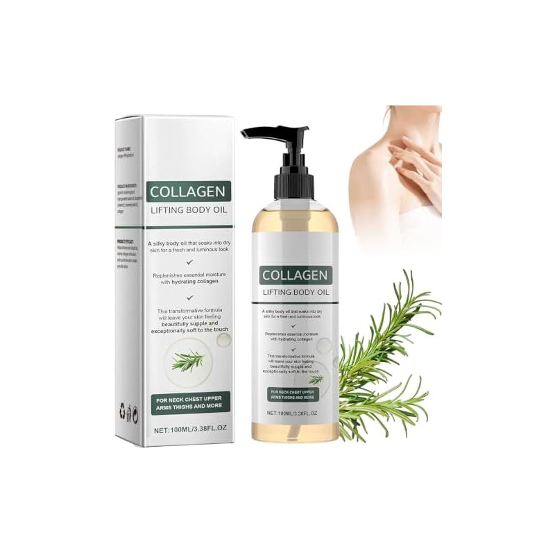 Aceite Corporal Reafirmante con Colágeno para el Cuerpo y Después