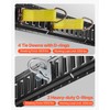 VEVOR E-Track Tie-Down Rail Kit, 5' E Tracks Set, 16Pcs