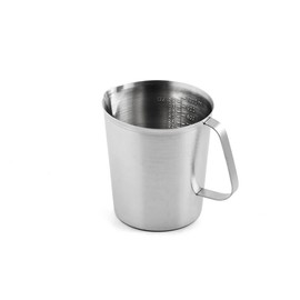 Weis Messbecher Edelstahl satiniert 1 L, Silber, 15x11x13 cm