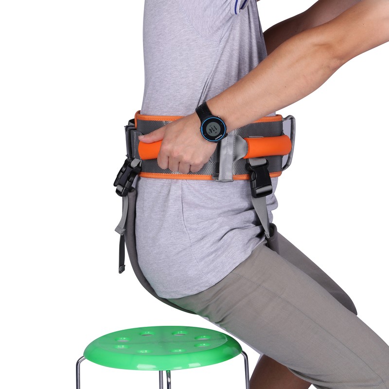 Transfer Belt Safety Nursing Elderly Patient Assist with 7 Handles