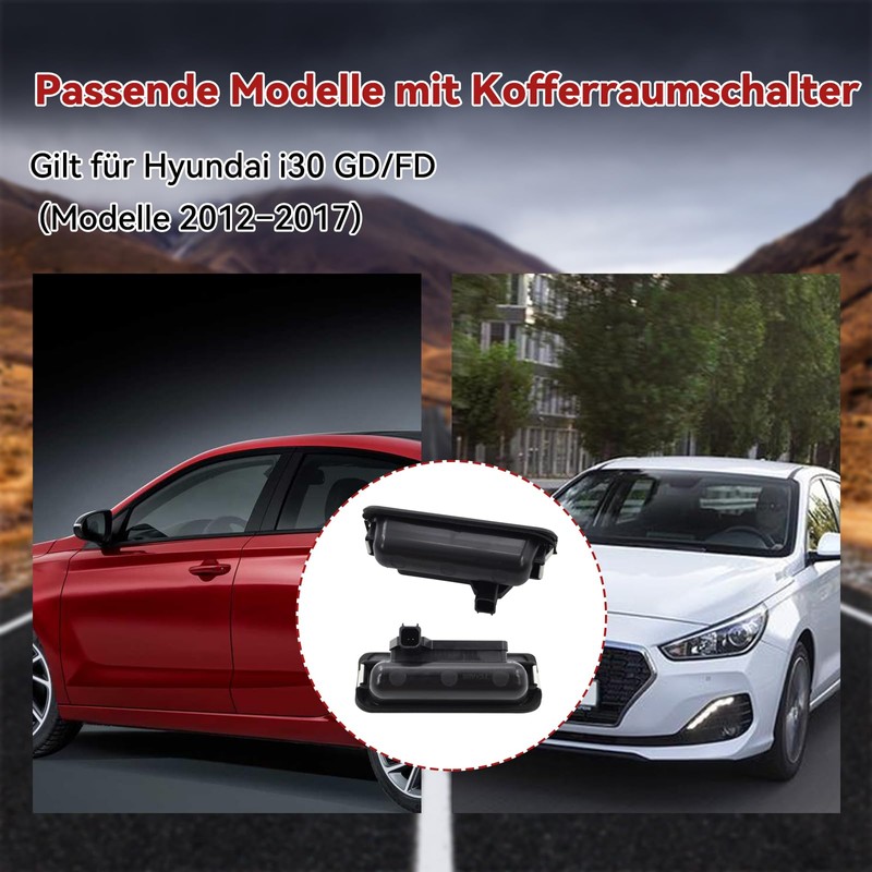 Tailgate Switch Push Button Trunk Opener Replacement Compatible with Hyundai
