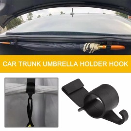 TSUINZ 2/4pcs Car Interior Accessories Trunk Umbrella Hook Holder Hanger Clip Fastener - 2pcs