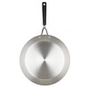 KitchenAid Stainless Steel Frying Pan/Skillet, 12 Inch, Brushed Stainless Steel