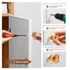coolnews 8 Pack Crystal Glass Drawer Knobs Brushed Brass/Gold Cabinet