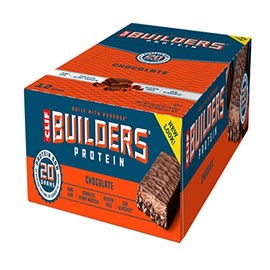 Cliff Bar Builder Bar, Chocolate, 2.40-Ounce (Pack of 12)