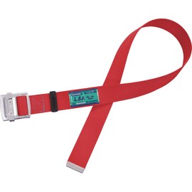 Fuji Denko TUB-L90N-R-M Tsuyoron Fall-Prevention Equipment, Safety Belt, Updated Standard, Waist Belt Only, 47.2 inches (1200 mm), Red