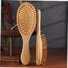 OHPHCALL Bamboo Hair Brush for Scalp Massage Sturdy Wide Tooth