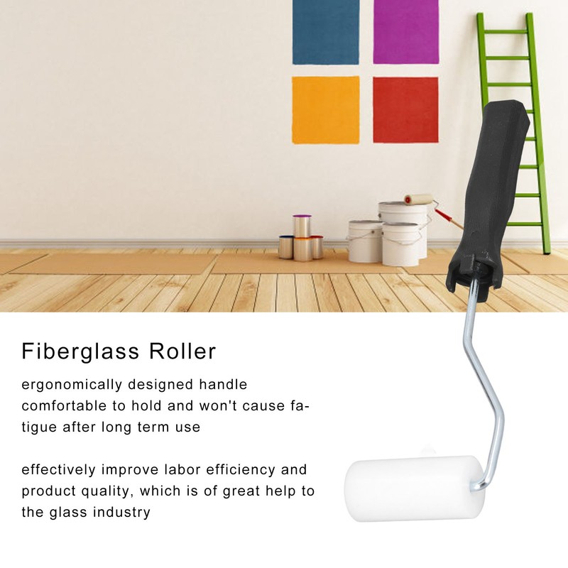 Fiberglass Laminating Roller Ergonomic Efficient Cleaning Free Fiberglass Bubble Paddle