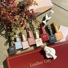 Kiss Gel Kiss New York Leather City Color Gel 8-piece set / 키스젤 키스뉴욕 레더시티 컬러젤 8종 세트