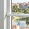 Venwemong Net Curtain Rods Extendable, No Drill, 2 Pack, 60-80
