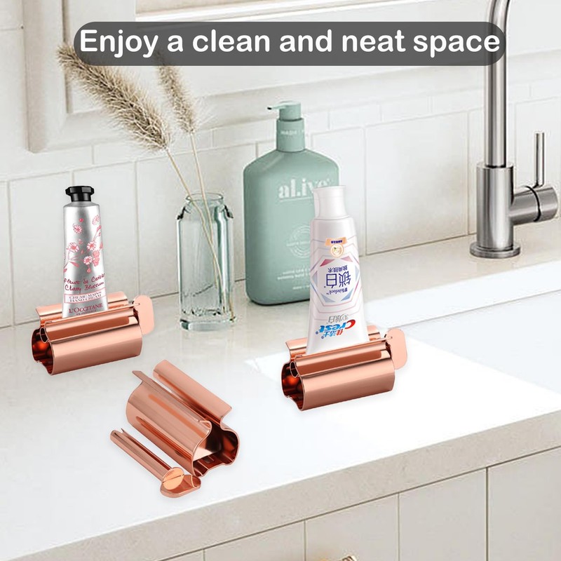 UDQYQ Tube Squeezer, Tube Press, Pack of 3 Toothpaste Squeezers,