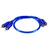 Crunch CRC0.5 Stereo RCA Cable with Remote Cable 0.5 m