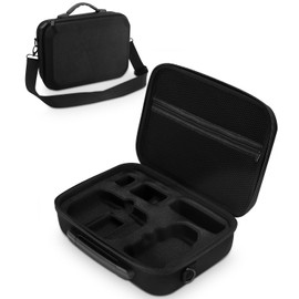 SOBEAU Bag for DJI Mini 4K/Mini 2 SE Drone Accessories, Portable Carry Bag for Mini 4K Drone, RC-N1C Remote Control, Propeller Mounts and Accessories, Black, black, Stylish