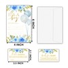 YSTEP 25 Set Baby Shower Invitations with Envelopes Diaper Raffle