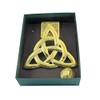 Irish Brass Trinity Knot Door Knocker in a Matching Box