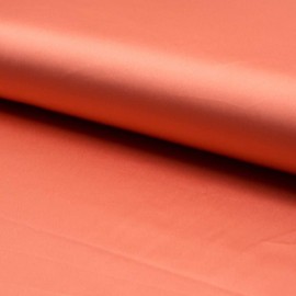 Fabrics Design Peach Orange Silky Stretch Satin Stretch Satin Fabric Satin Ribbon Fabrics, 4443