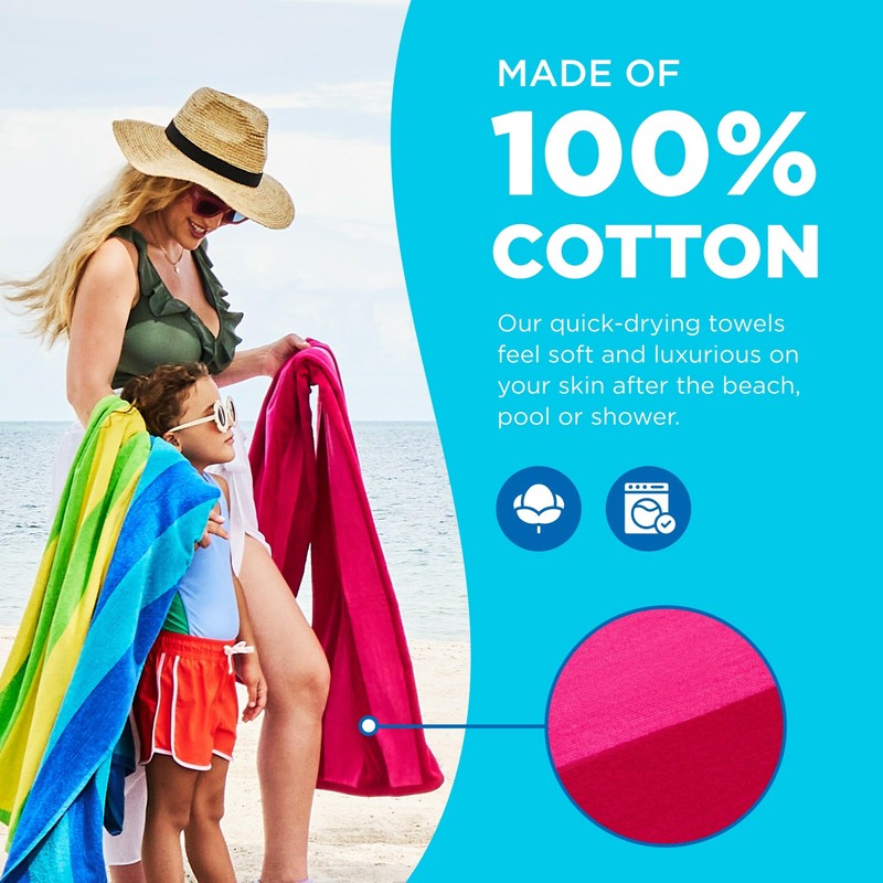 Kaufman - Soft Oversized Beach Towels in Bulk | 29"