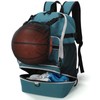 MIER Basketball Backpack Bags Sports Gym Backpacks with Shoe Compartment