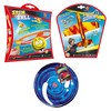 Günther Flugspiele 1713 Flying Toy Set with Throwing Disc Approx. 22 cm, Glider Glider Approx. 18 cm & Propeller Game Flying Gyro Approx. 12.5 cm, Assorted Colours