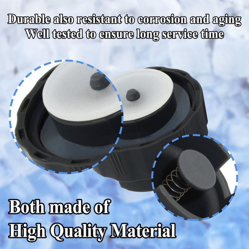 Alsoyixia Cap Valve Assembly for Opal Ice Maker Water Tank,