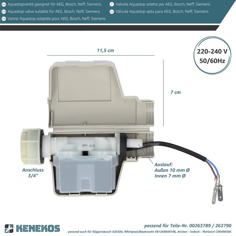 Kenekos - Bitron Solenoid Valve Type 902 Suitable for Bosch