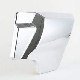 XMT-MOTO Pair of Battery Side Cover Panel fits for Harley Touring Road King Street Glide Electra Glide 2009-later,Chrome