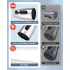 Kitchen Faucet Head Replacement:Stainless Steel Spray Head,3 Modes Pull Out